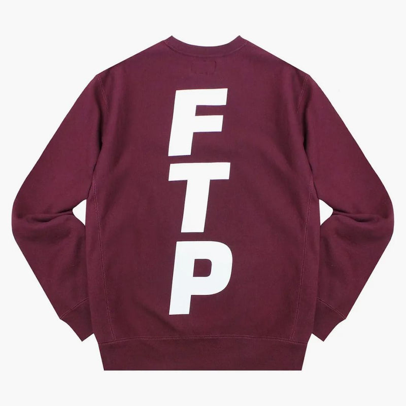 FTP Vertical Logo Crewneck Maroon