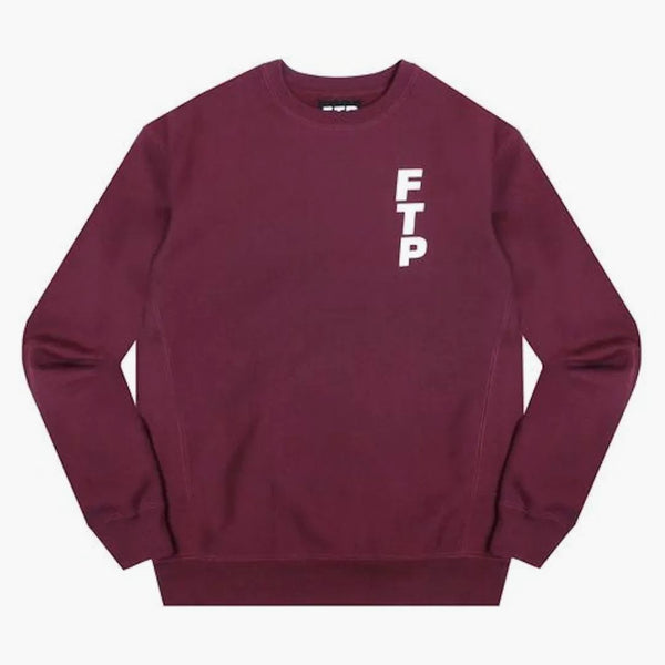 FTP Vertical Logo Crewneck Maroon