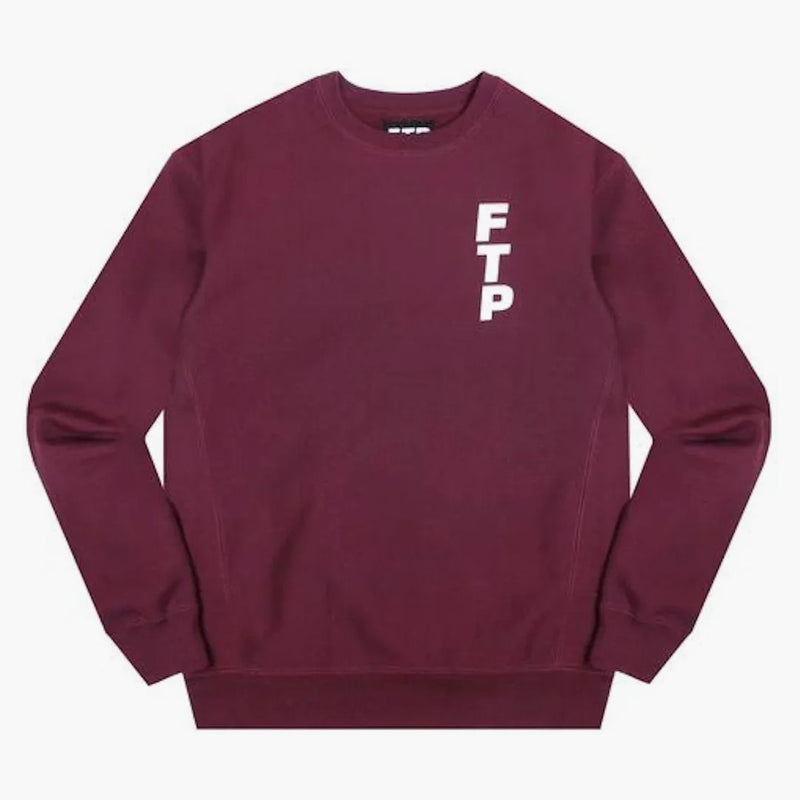 FTP Vertical Logo Crewneck Maroon