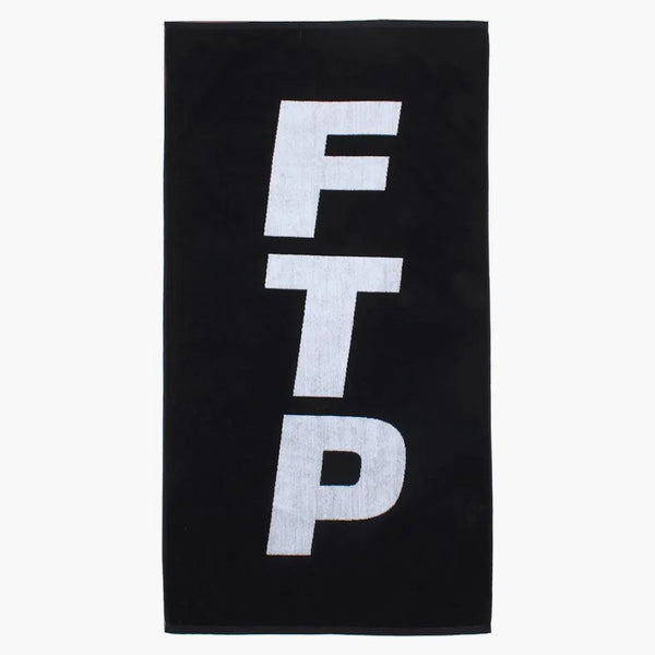 FTP Vertical Logo Towel Black