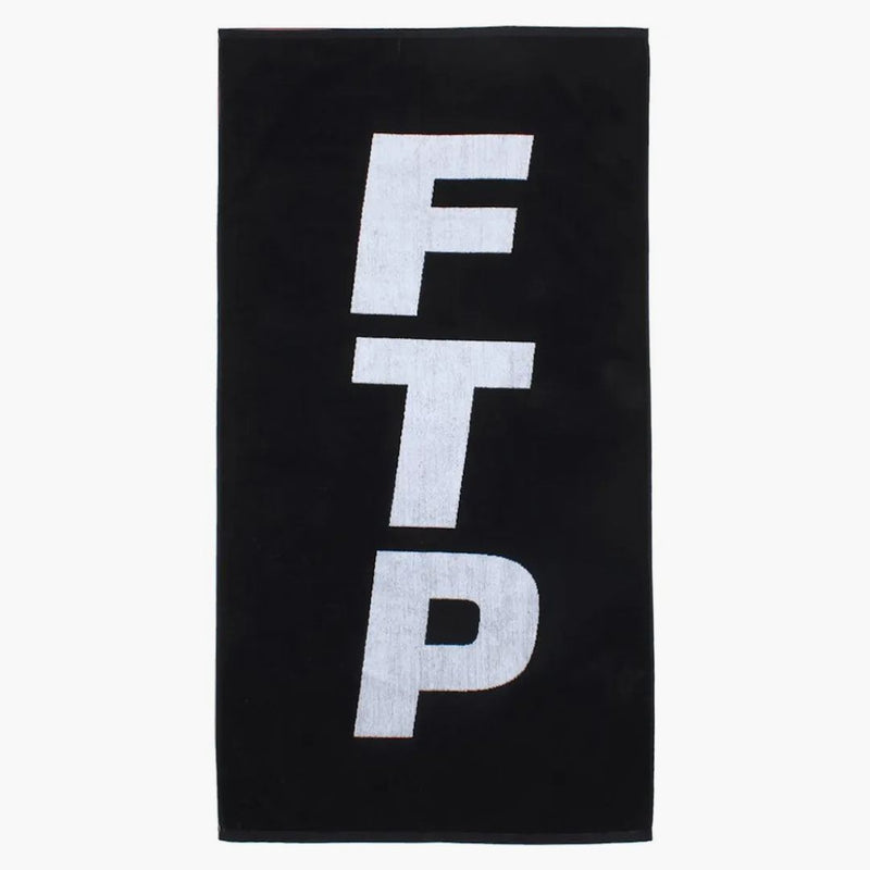 FTP Vertical Logo Towel Black