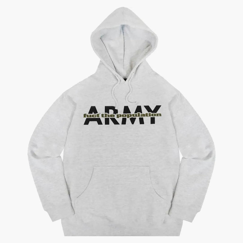 Ftp x fuct army pullover Heather Grey