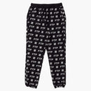 FTP X Undefeated All Over Sweatpant Black