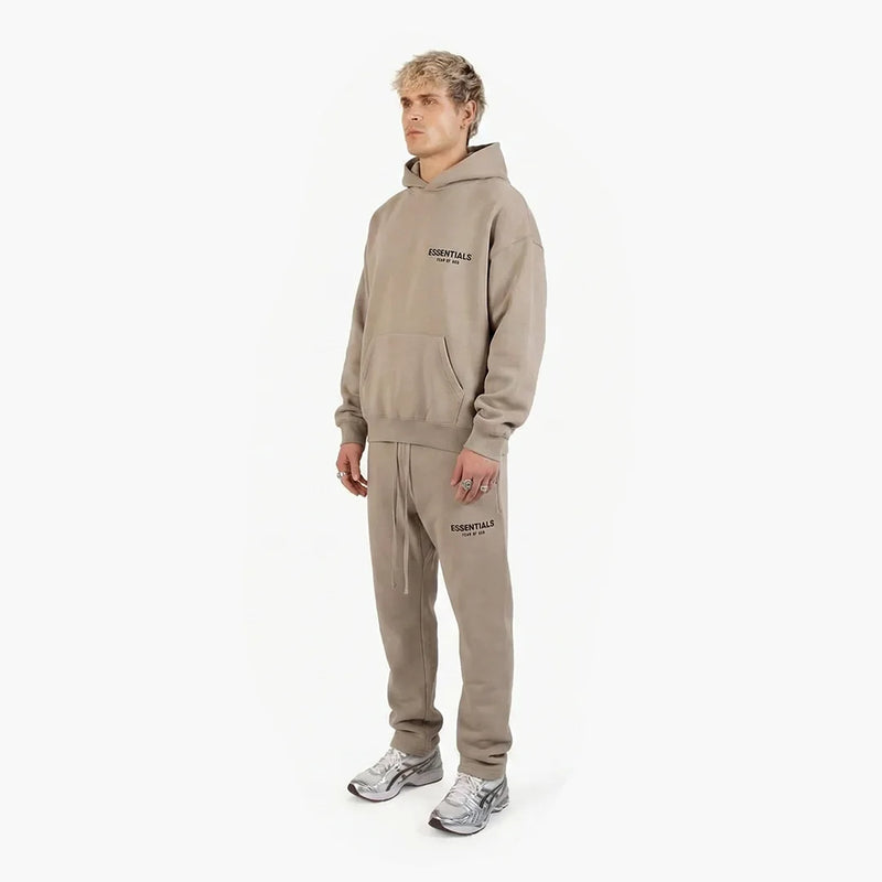 Fear Of God Essentials Fleece Hoodie Desert Sand