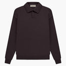 Miedo a Dios esencial Knit ls Polo Plum