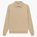 Fear of God Essentials Knit LS Polo Sand