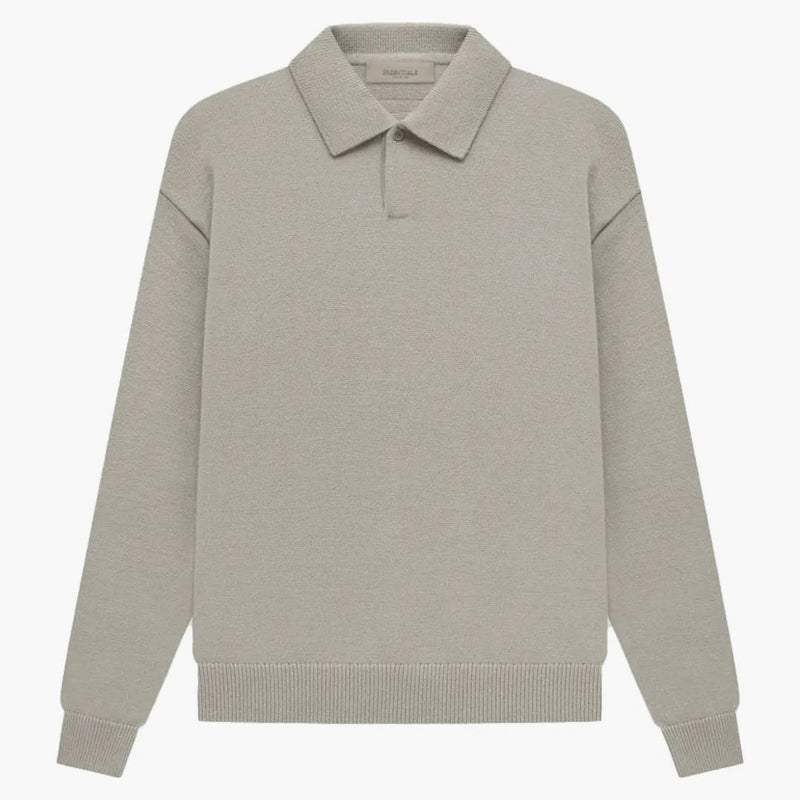 Paura di Dio Essentials Knit LS Polo Seal