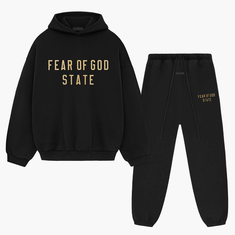 Fear Of God Essentials Fleece Black - Set