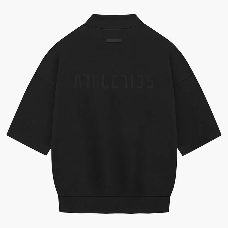 Fear Of God Athletics Heavy Jersey 3/4 Mock Tee Black