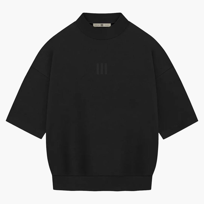 Fear Of God Athletics Heavy Jersey 3/4 Mock Tee Black