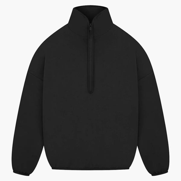 Fear Of God Athletics Suede Fleece 1/2 Zip Black