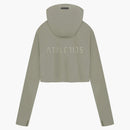 Fear of God athletics Womens Base Layer Crop Hoodie Clay