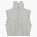 Fear Of God Athletics Womens High Neck Crop Top Sesame