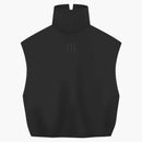 Fear Of God Athletics Womens Suede Fleece Mock Neck Black