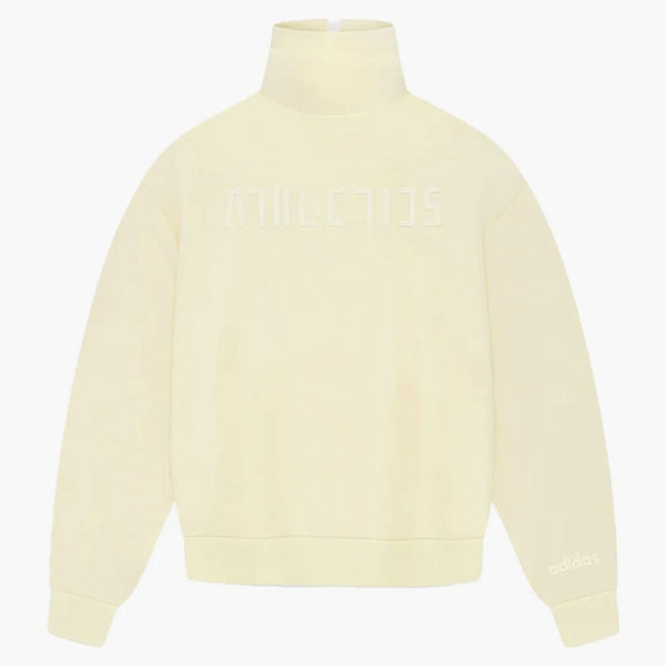 Fear of God athletics Womens Tricot Mock Neck Pale Yellow