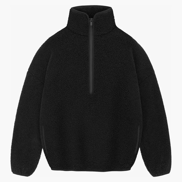Fear Of God Athletics Polar Fleece Hike Half Zip Black