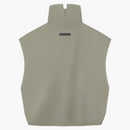 Fear of God athletics Women's Suede Fleece Muscle Mock Neck Clay