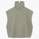 Fear of God athletics Women's Suede Fleece Muscle Mock Neck Clay