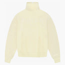 Paura del dio atletico Tricot femminile Mock Neck Pale giallo pallido