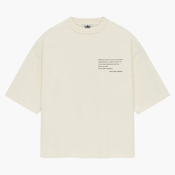 Fear Of God Cream American Luxury S/s Tee Cream