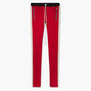 Rädsla för Guds dragskandbyxor Röd/grädde rand