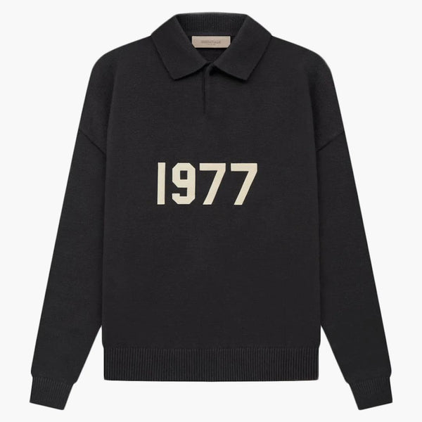 Fear of God Essentials 1977 Knit L/S Polo Iron