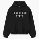 Fear Of God Essentials 90's Fleece Hoodie Jet Black