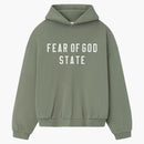 Fear Of God Essentials 90's Fleece Hoodie Moss