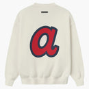 Fear Of God Essentials Atlanta Braves Crewneck Cream White