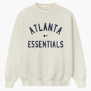 Fear Of God Essentials Atlanta Braves Crewneck Cream White
