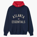 Fear Of God Essentials Atlanta Braves Hoodie Navy/red