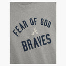 Fear Of God Essentials Atlanta Braves Tee Dark Heather