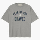 Fear Of God Essentials Atlanta Braves Tee Dark Heather