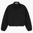 Fear Of God Essentials Bonded Canvas Jacket Jet Black