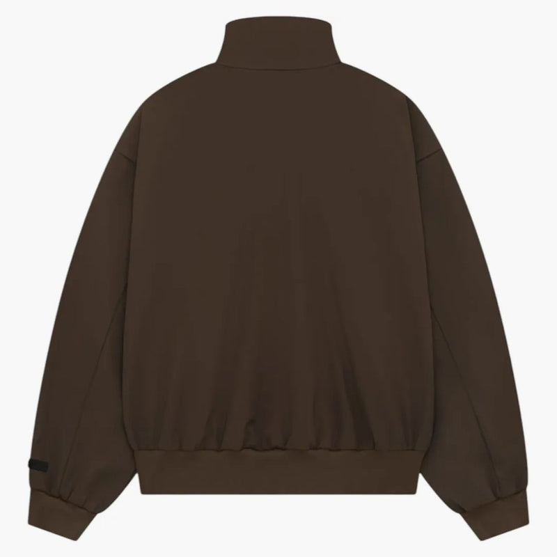 Fear of God Essentials Bonded Nylon Bomber Jacket Brown