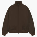 Fear of God Essentials Bonded Nylon Bomber Jacket Brown
