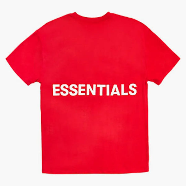 T-shirt grafica di Paura of God Essentials Red