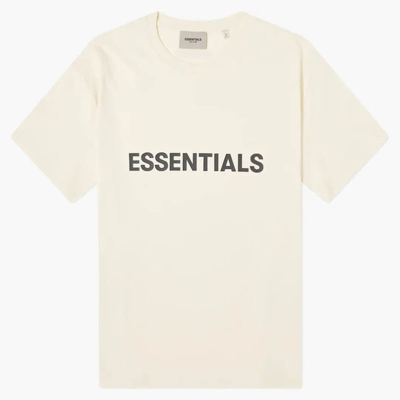 Strach z Boha Essentials Boxy T-Shirt Applique Logo Butter Cream