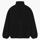 Strach przed Bogiem Essentials szczotkowane pół zip pullover czarny