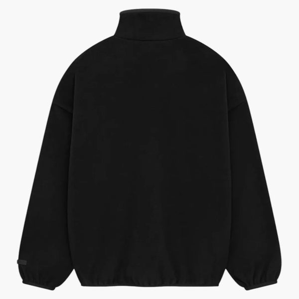 Paura degli elementi essenziali di Dio spazzolato mezza zip pullover nero