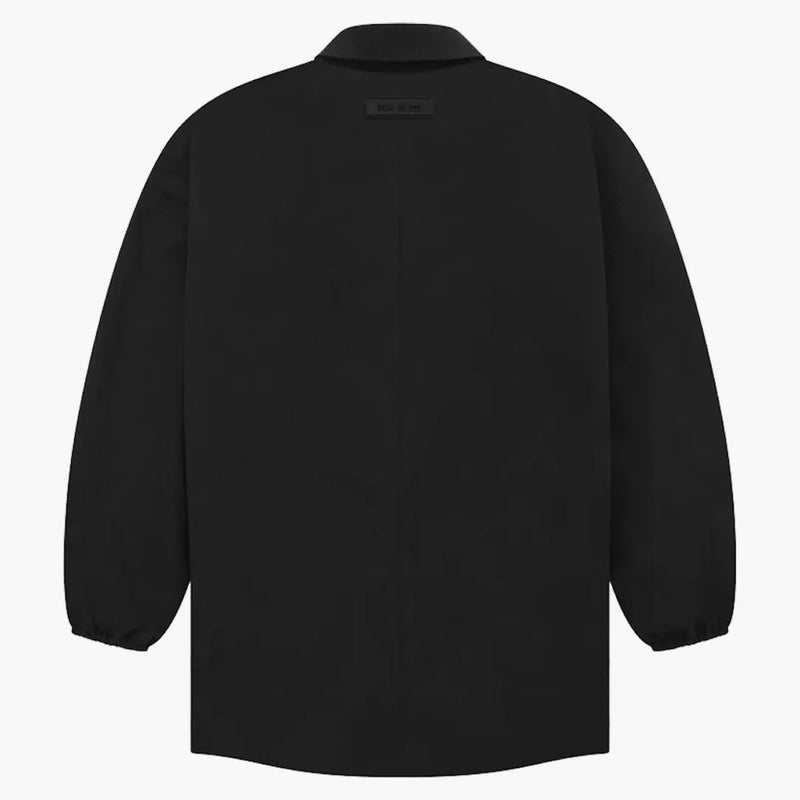 Shirt abbottonato di paura della paura di Dio Black