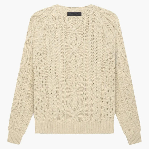 Fear of God Essentials Cable Knit Egg Shell