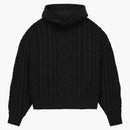 Fear of God Essentials Cable Knit Hoodie Jet Black