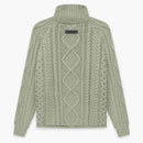 Fear of God Essentials Cable Knit Turtleneck Seafoam