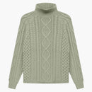 Fear of God Essentials Cable Knit Turtleneck Seafoam