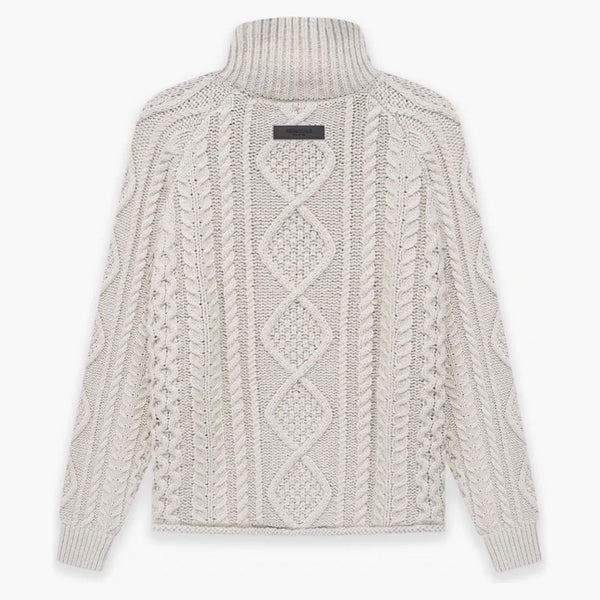 Fear of God Essentials Cable Knit Turtleneck Wheat