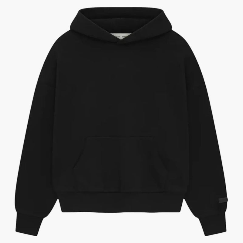 Fear Of God Essentials Classic Fit Fleece Hoodie Black