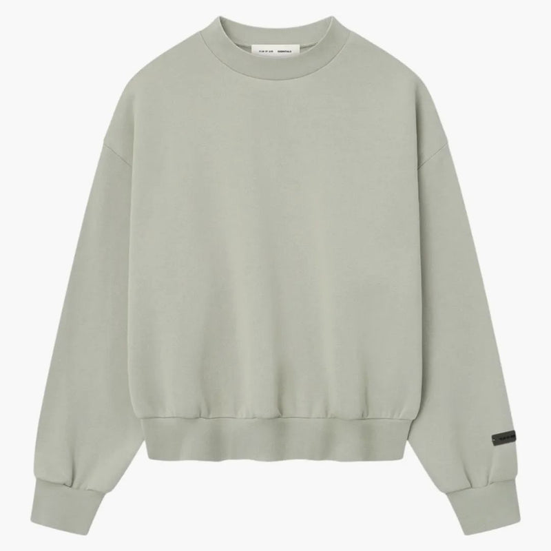 Fear Of God Essentials Classic Fleece Crewneck Abbey Stone