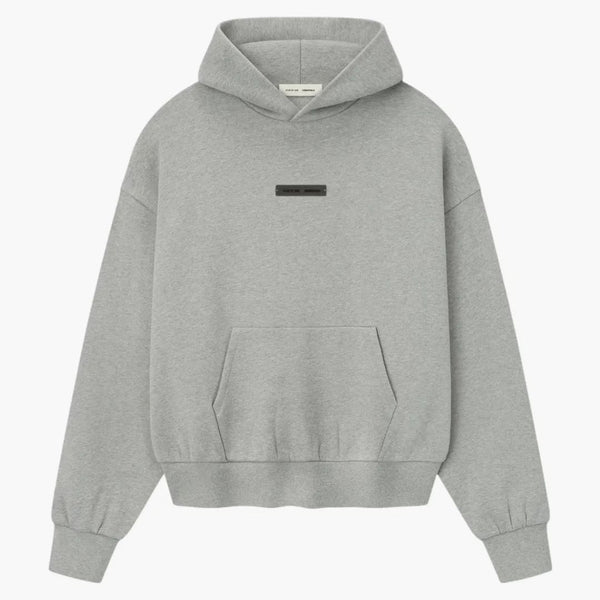 Fear Of God Essentials Classic Fleece Hoodie Concrete Heather