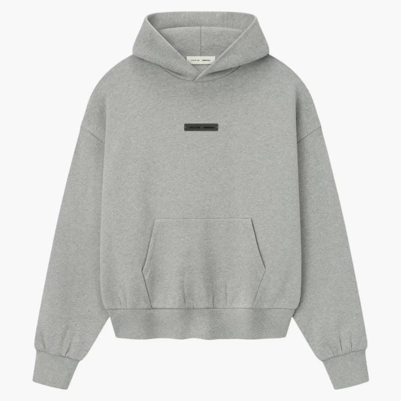 Fear Of God Essentials Classic Fleece Hoodie Concrete Heather